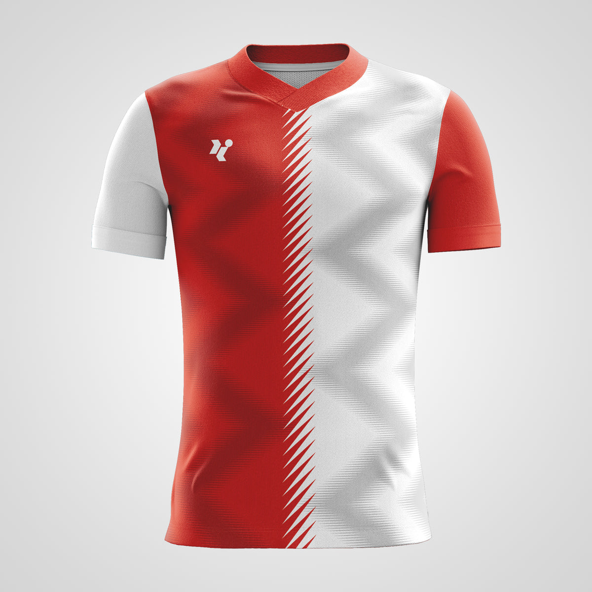 football jersey design red and white
